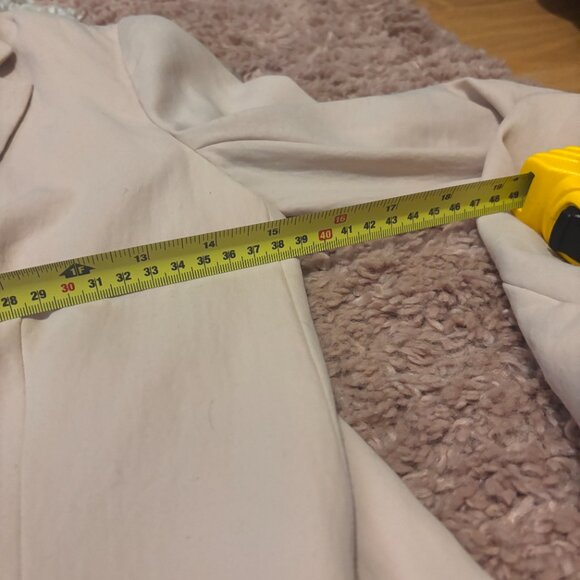 Aritzia Babaton Women's Peach Cream Blazer Jacket Breathable Evening Formal READ - Picture 3 of 5